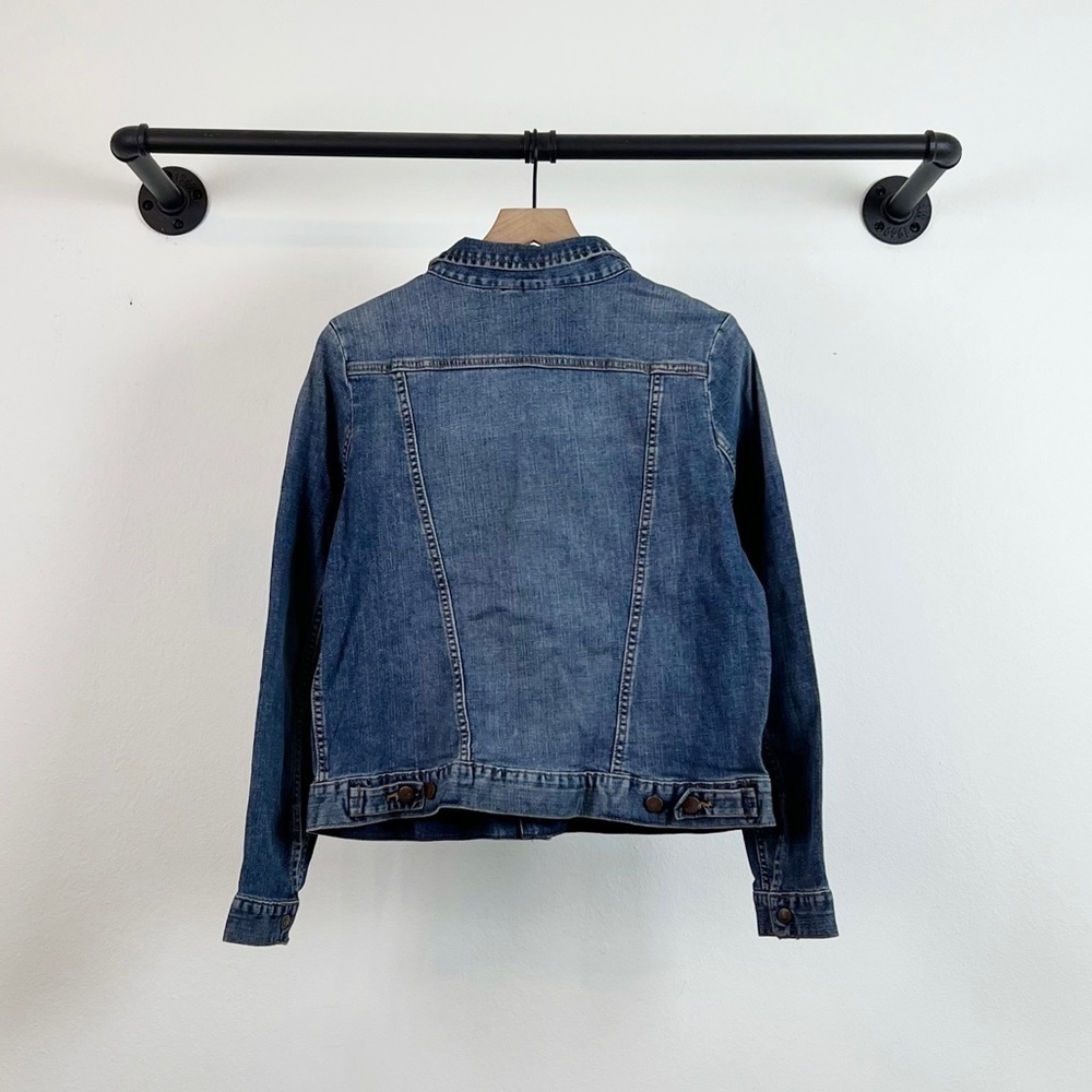 NWT Wrangler x ModCloth Dependence Cropped Denim Jacket - Picture 6 of 7